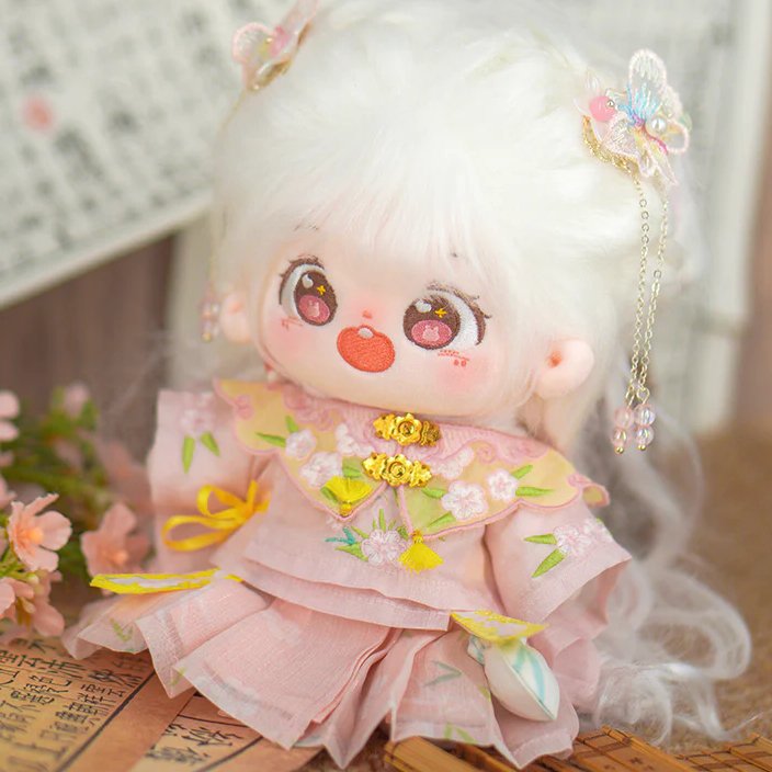 Ming Dynasty Hanfu Pink Ink Doll Clothes Peach Blossom Demon 20962:419407