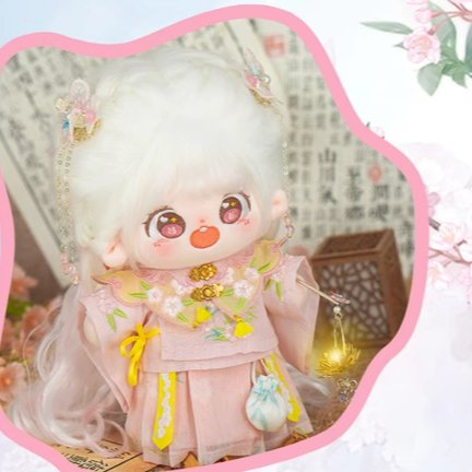 Ming Dynasty Hanfu Pink Ink Doll Clothes Peach Blossom Demon 20962:419411