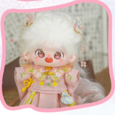 Ming Dynasty Hanfu Pink Ink Doll Clothes Peach Blossom Demon 20962:419409