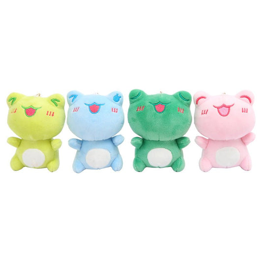 Mini Cute Frog Plush Keychain Multicolor - TOY-ACC-22005 - Gaomishiqinghua - 42shops
