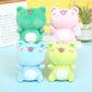 Mini Cute Frog Plush Keychain Multicolor - TOY-ACC-22004 - Gaomishiqinghua - 42shops