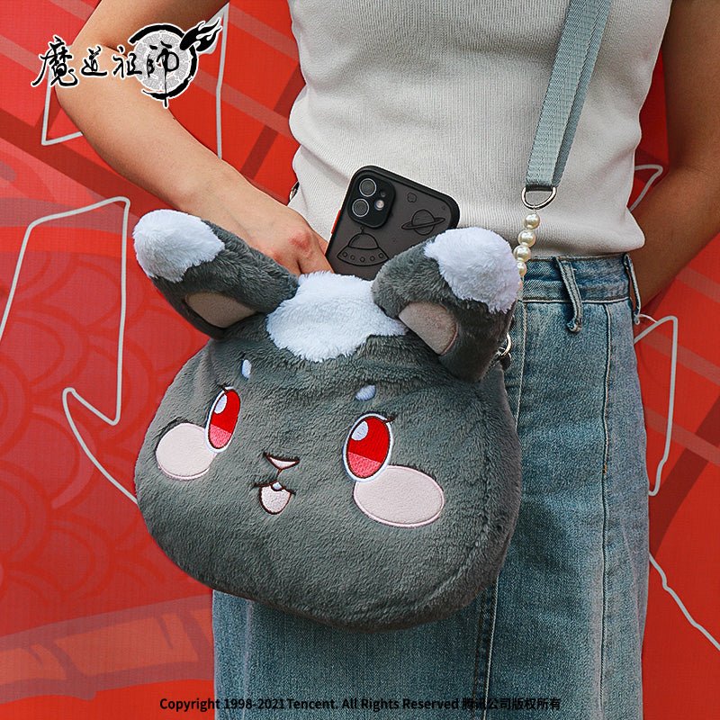 Mo Dao Zu Shi Official Bunny Plush Bag gray bunny  
