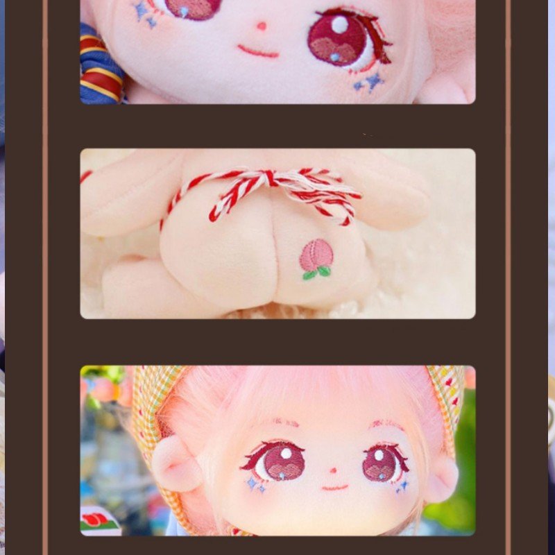 Momo Fufu Cotton Doll - TOY-PLU-53701 - Strawberry universe - 42shops
