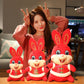 New Year Mascot Red Bunny Plush Toys - TOY-PLU-32601 - Yangzhou yuanlong - 42shops