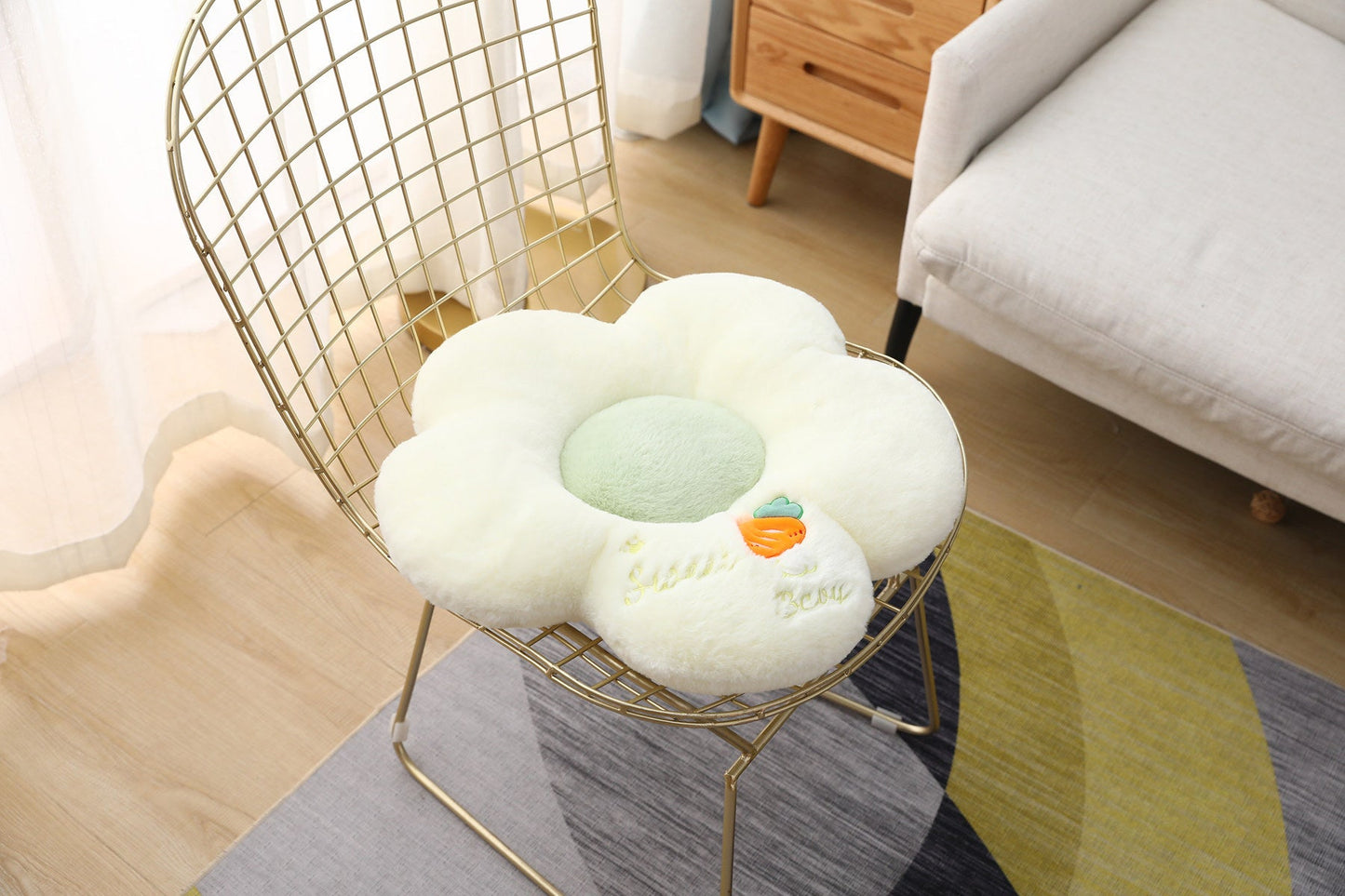 Office Sofa Chair Flower Cushion Multicolor - TOY-PLU-84601 - Yangzhoumengzhe - 42shops