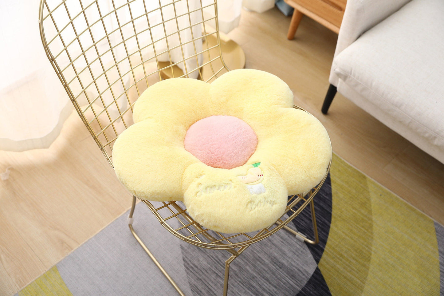 Office Sofa Chair Flower Cushion Multicolor - TOY-PLU-84605 - Yangzhoumengzhe - 42shops