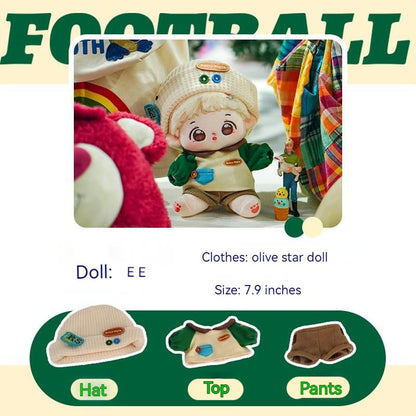 Olive Baseball Star Doll Clothes Bao Bao E E 7260:419537