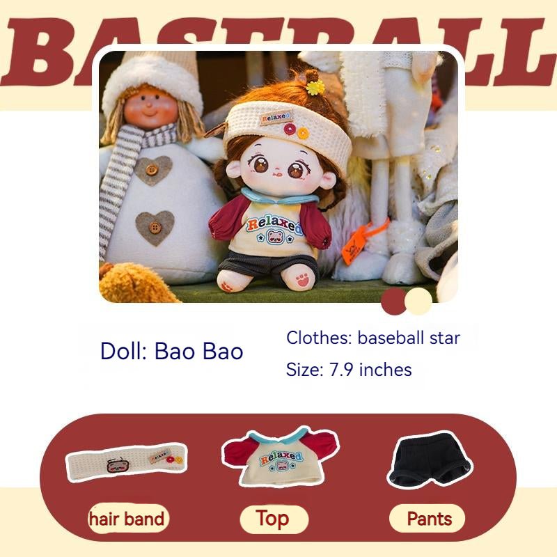 Olive Baseball Star Doll Clothes Bao Bao E E 7260:419539