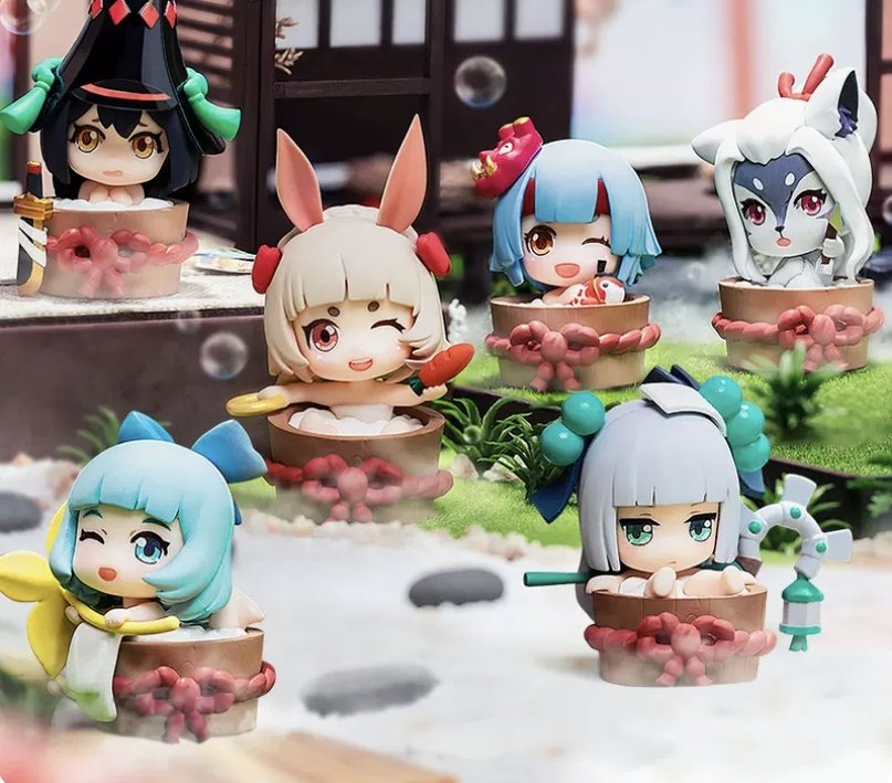 Onmyoji Hot Spring Story Q Version Figurines Peripheral Ornaments 11602:452713 11602:452713