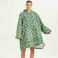 Oversized Thickened Velvet Blanket Hoodies green camouflage  