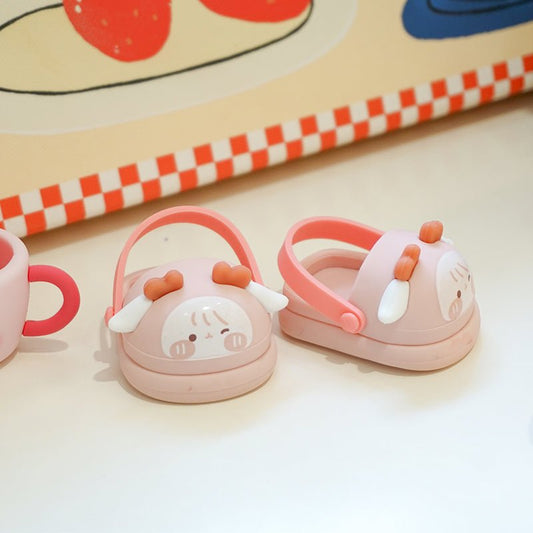 Pajama Party Slippers Doll Shoes Accessories Cute Photo Props - TOY-ACC-59401 - Strawberry universe - 42shops