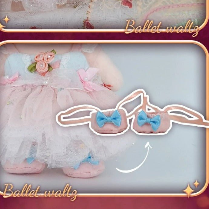 Pink Ballerina Cotton Doll Clothes 20cm - TOY-PLU-104801 - Ruawa Club - 42shops