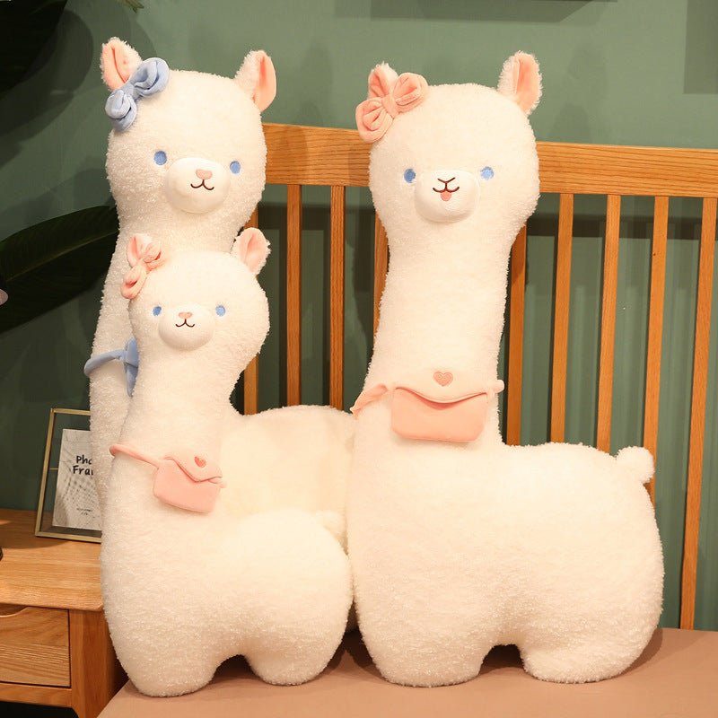 Pink Blue Alpaca Plush Cuddle Pillow - TOY-PLU-87004 - Yangzhoumeixuan - 42shops