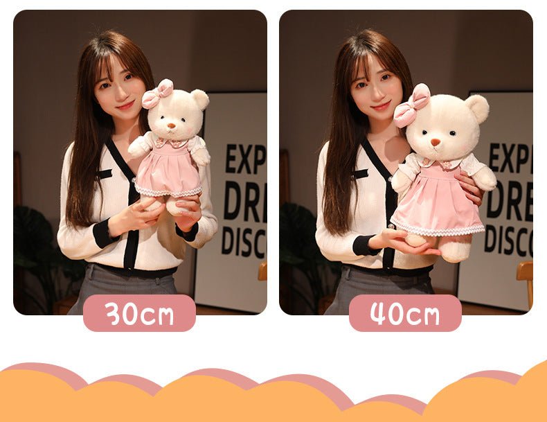 Pink Blue Baby Bear Plush Toy - Yiwu xuqiang - 42shops