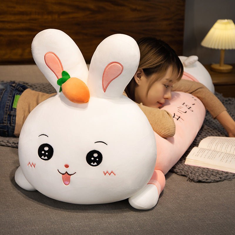 Pink Blue Bunny Plushie Body Pillows - TOY-PLU-37605 - Yangzhou jiongku - 42shops