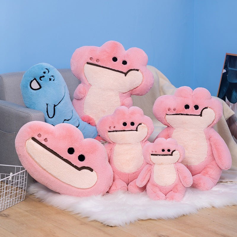 Pink Blue Fish And Crocodile Plush Toy – 42shops