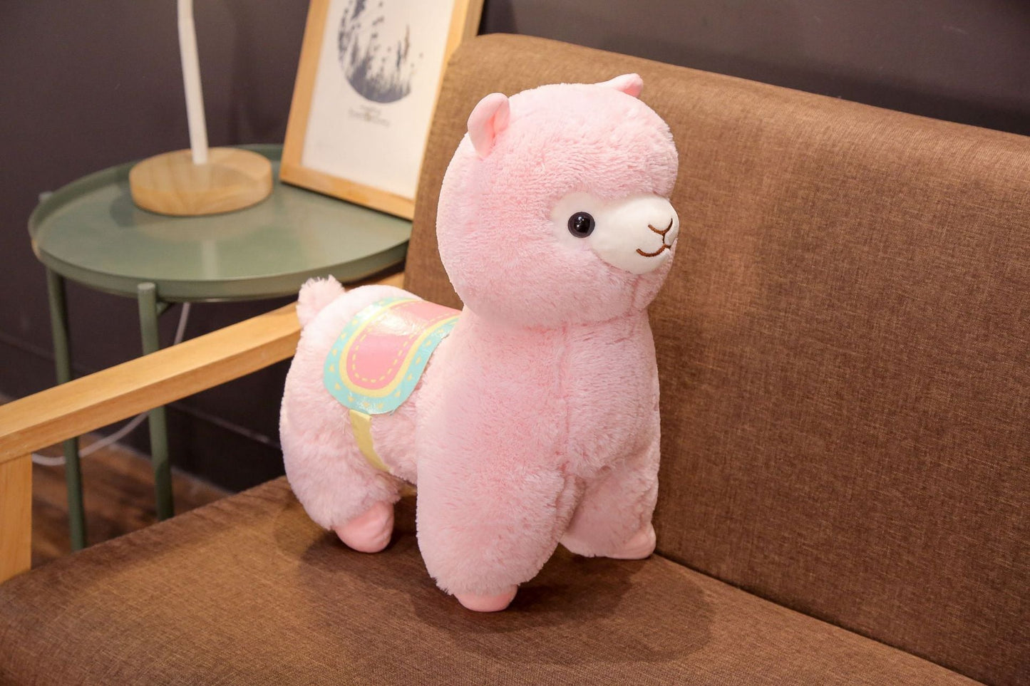 Pink Fluffy Alpaca Plush Toys - TOY-PLU-16801 - Yangzhou baobaoxiong - 42shops