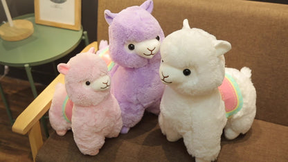 Pink Fluffy Alpaca Plush Toys - TOY-PLU-16801 - Yangzhou baobaoxiong - 42shops
