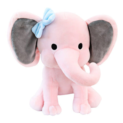 Pink Gray Elephant Plush - TOY-PLU-61201 - Yangzhou kaka - 42shops