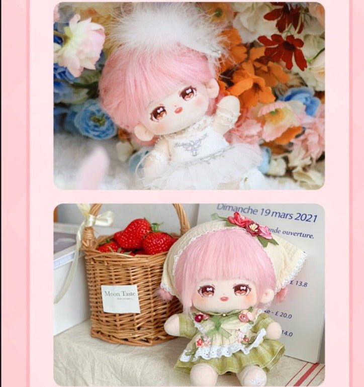 Pink Hair Nikki Cotton Doll - TOY-PLU-54201 - Strawberry universe - 42shops