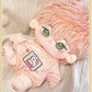 Pink Peach Dog Adorable Cotton Doll Boy Doll - TOY-PLU-100401 - Forest Animation - 42shops