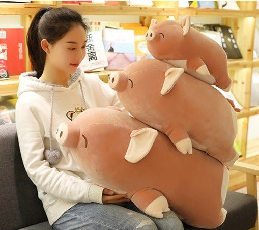 Pink Peach Pig Plush Toys Cushions - TOY-PLU-15401 - Hangjiang qianyang - 42shops