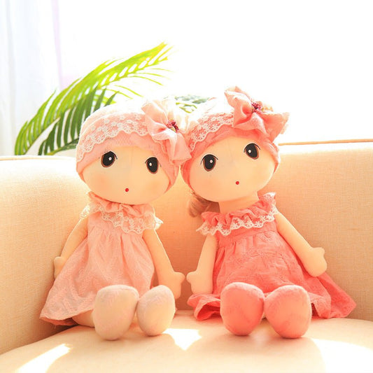 Pink Rag Dolls For Girls Multicolor - TOY-PLU-65301 - Haoweida - 42shops