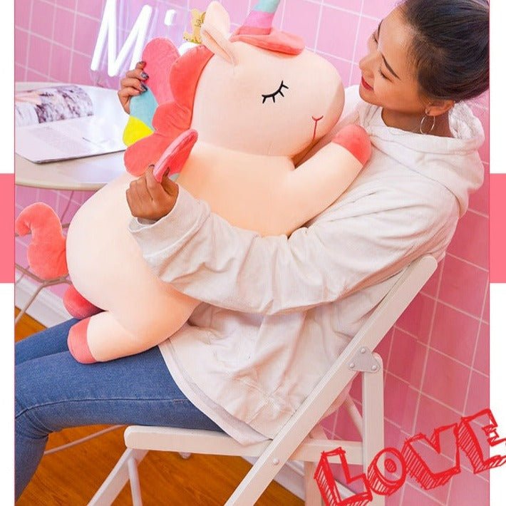 Pink Unicorn Plush Pillow For Children's Gifts - TOY-PLU-25819 - Baigouxincheng juntai - 42shops