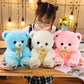 Pink White Blue Teddy Bear Plush Stuffed Animals - TOY-PLU-57201 - Yangzhou kaka - 42shops