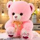 Pink White Blue Teddy Bear Plush Stuffed Animals - TOY-PLU-57207 - Yangzhou kaka - 42shops