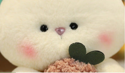 Pink White Bunny Plush Toys - TOY-PLU-12704 - Haoweida - 42shops