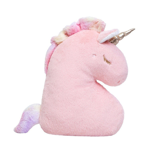 Pink White Unicorn Plush Pillow - TOY-PLU-94001 - Yangzhouboshiwei - 42shops