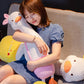 Pink Yellow Duck Plush Toy Sleep Pillow - TOY-PLU-61104 - Yangzhou burongfang - 42shops