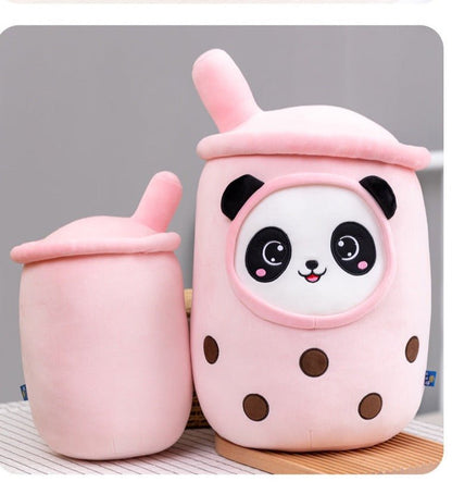 Pink Yellow Green Milk Tea Cup Pillow - TOY-PLU-71101 - Yangzhouyile - 42shops