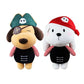 Pirate Theme Cute Bunny Dog Plush Toy - TOY-PLU-34201 - Junyang - 42shops