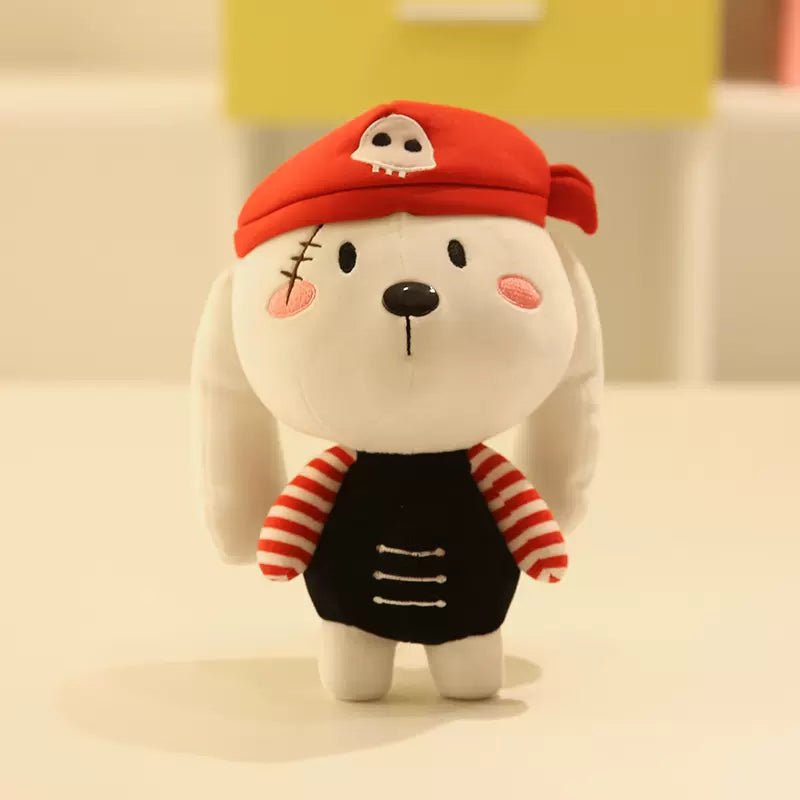 Pirate Theme Cute Bunny Dog Plush Toy - TOY-PLU-34201 - Junyang - 42shops