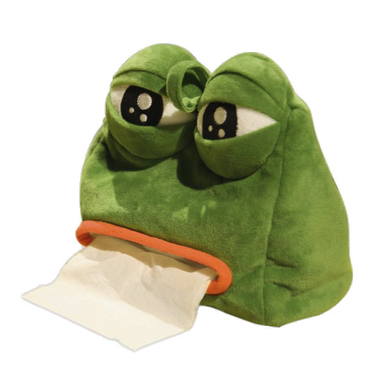 Plush Sad Frog Tissue Box Cover - TOY-PLU-93701 - Nanjingyuanqimanman - 42shops