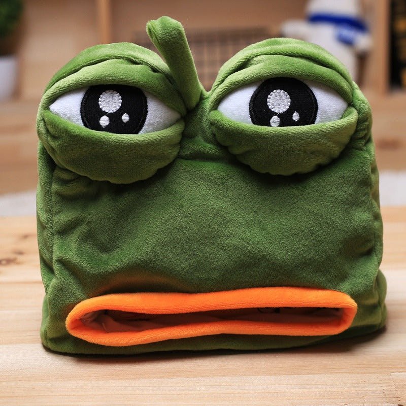 Plush Sad Frog Tissue Box Cover - TOY-PLU-93701 - Nanjingyuanqimanman - 42shops
