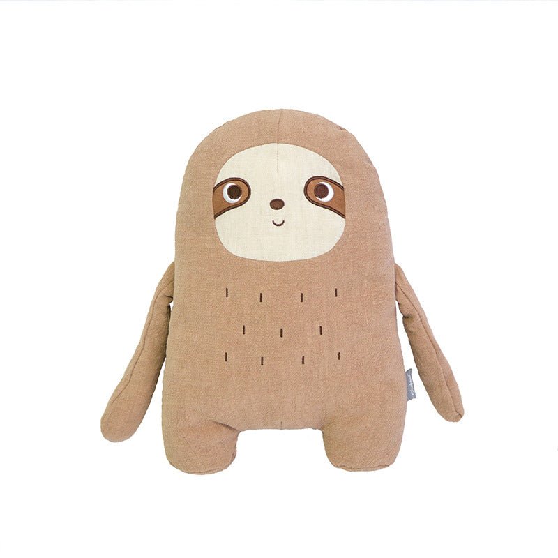 Ramie Fabric Bunny Owl Penguin Sloth Plush Pillows - TOY-PLU-95002 - Yangzhouboshiwei - 42shops