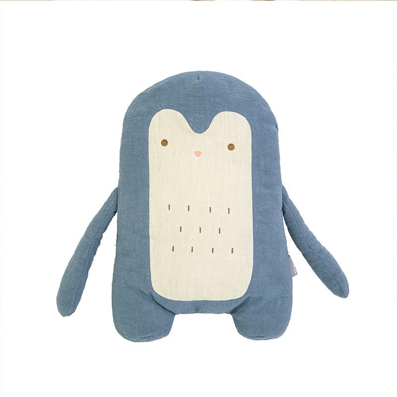 Ramie Fabric Bunny Owl Penguin Sloth Plush Pillows - TOY-PLU-95003 - Yangzhouboshiwei - 42shops