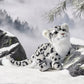 Realistic Baby Snow Leopard Stuffed Animals - TOY-ACC-3201 - Bowuwenchuang - 42shops