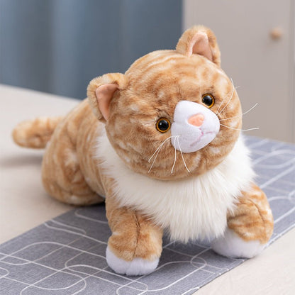 Realistic Brown Cat Plush Toys - TOY-PLU-42801 - Linyi shuanggongyi - 42shops
