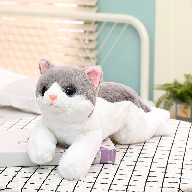 Realistic Cat Plush Toys Stuffed Animal - TOY-PLU-32802 - Yiwu xuqiang - 42shops