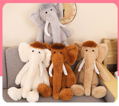 Realistic Elephant Stuffed Animal Plush Toy   
