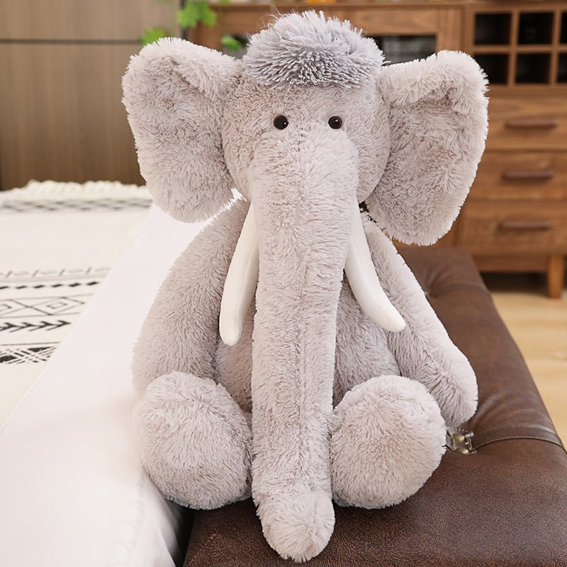 Realistic Elephant Stuffed Animal Plush Toy gray 70 cm/27.6 inches 
