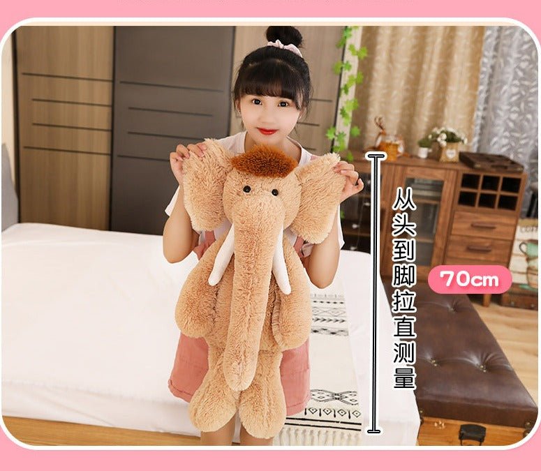 Realistic Elephant Stuffed Animal Plush Toy   