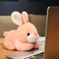 Realistic Pink Bunny Plushie Multicolors - TOY-PLU-29905 - Yiwu xuqiang - 42shops