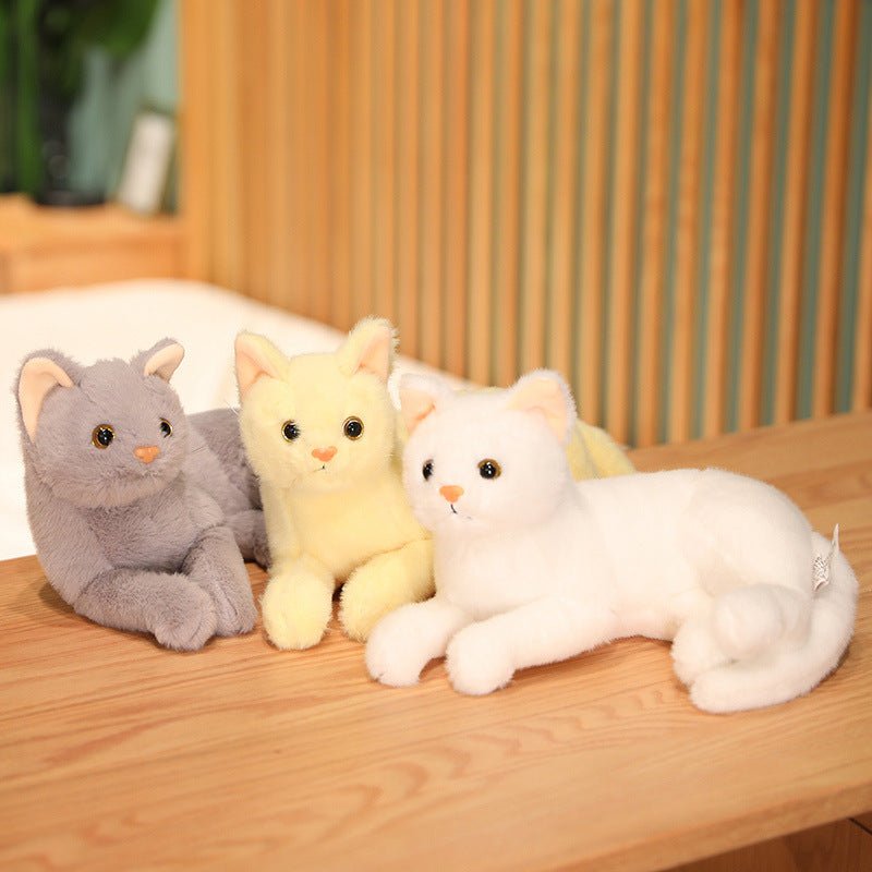 White cat soft outlet toy