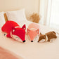 Red Brown Pink Fox Plush Toys Body Pillows - TOY-PLU-15901 - Baoding xiaoma - 42shops