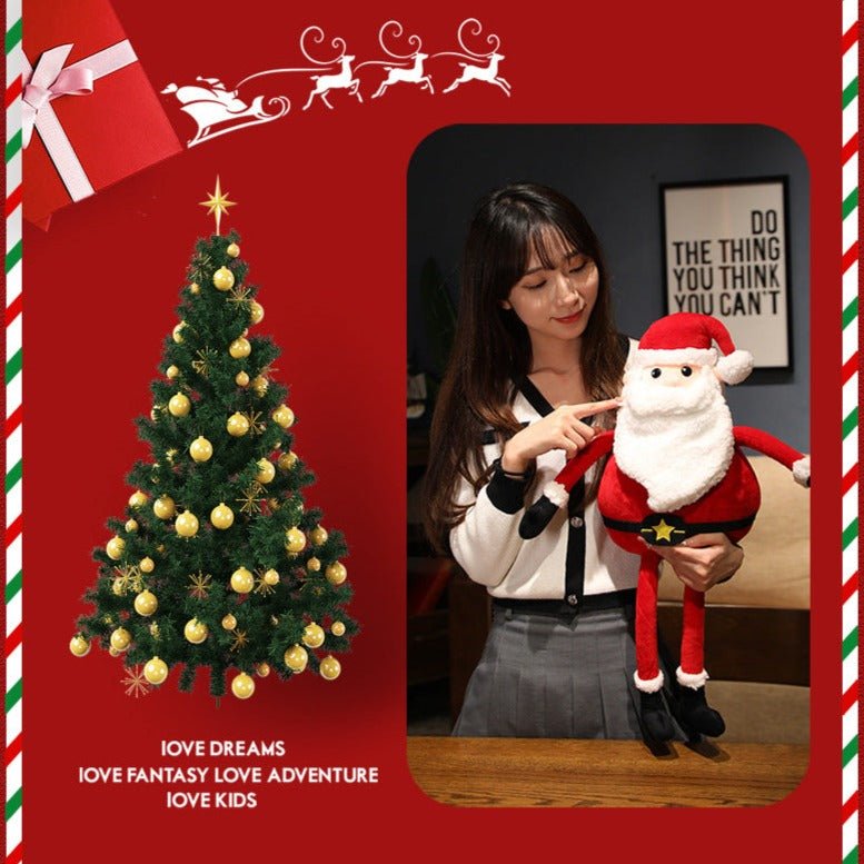 Red Christmas Santa Plushie Sleep Pillows - TOY-PLU-51301 - Yangzhoujiongku - 42shops